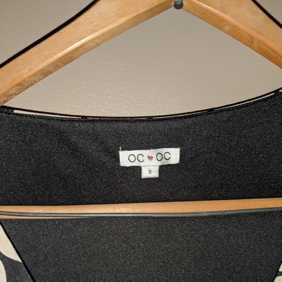 *$10 with bundle OC by Oleg Cassini polka dot v-neck dress - Picture 11 of 13